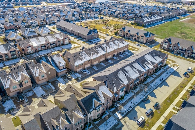 aerial view featuring a residential view