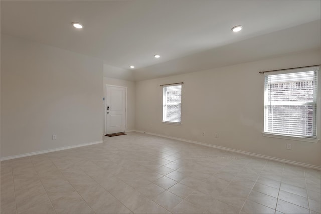 view of tiled empty room