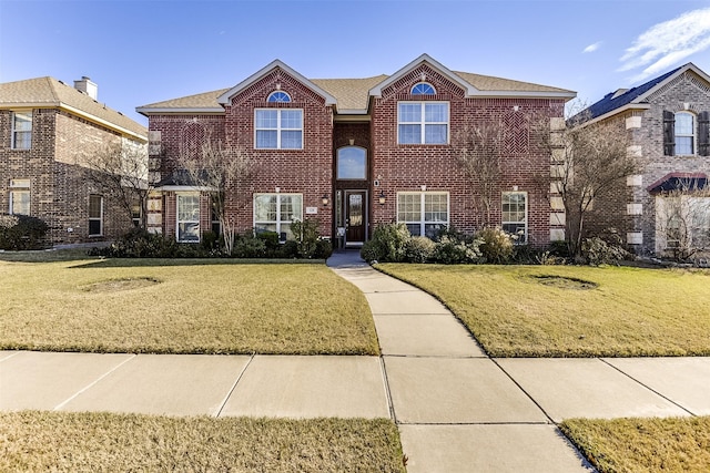 view of front of house featuring a front yard