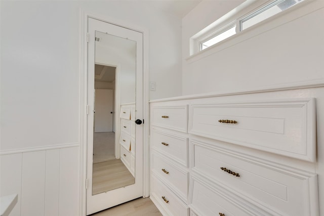 interior space featuring hardwood / wood-style flooring