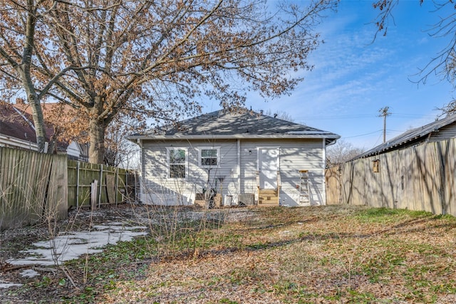 view of rear view of property