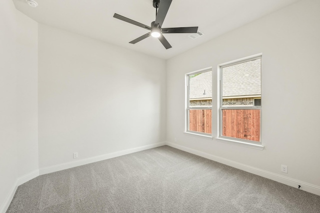1317 Wrenwood Ct, Red Oak, TX 75167 - empty room featuring carpet floors, ceiling fan, and baseboards