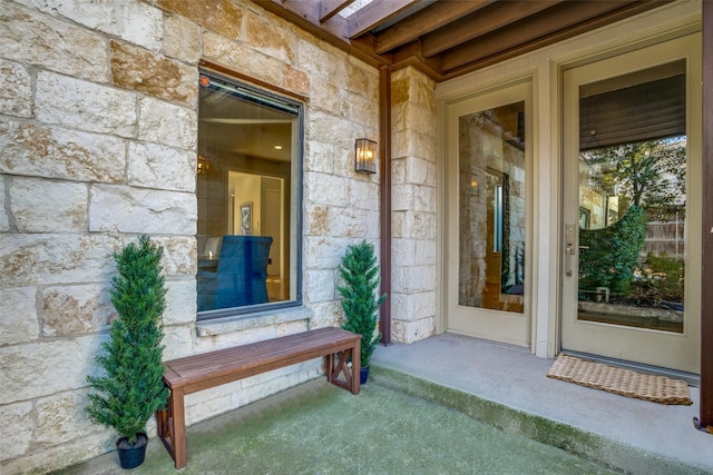 8715 Rexford Dr, Dallas, TX 75209 - entrance to property with stone siding