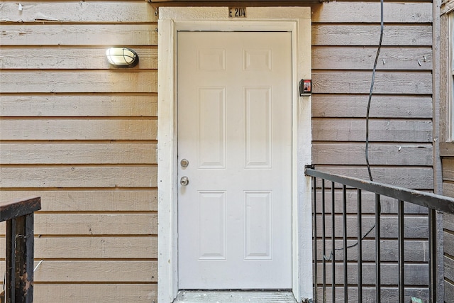 view of property entrance