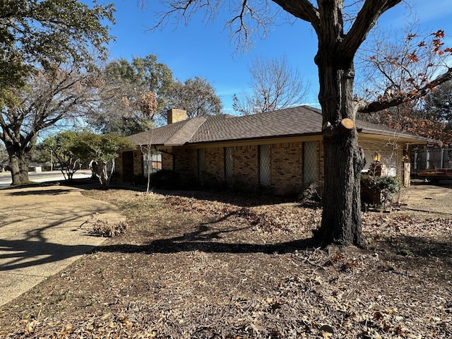 view of side of property