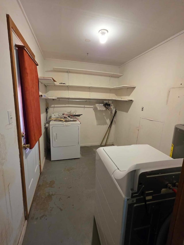 washroom featuring washer / clothes dryer and laundry area