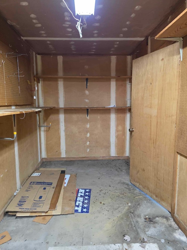 view of storage