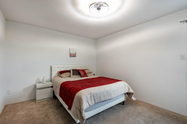 bedroom with carpet floors