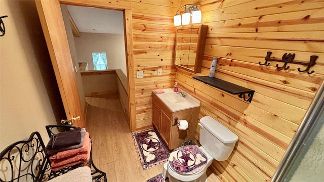 view of sauna featuring hardwood / wood-style flooring