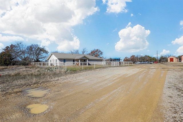 view of front of property