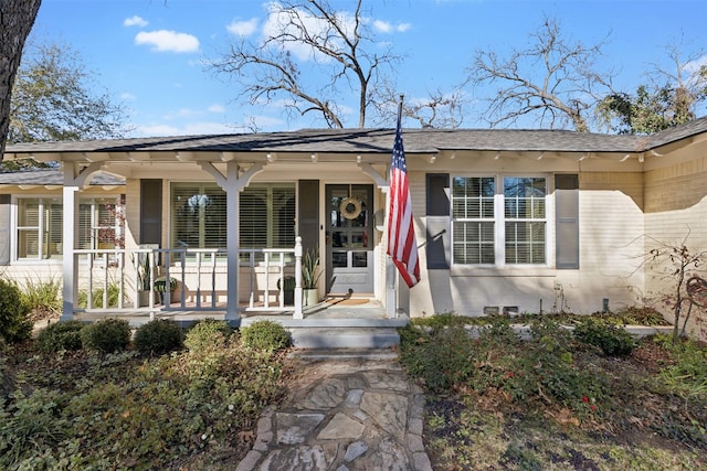 view of front of house featuring a porch