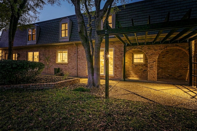 view of rear view of house