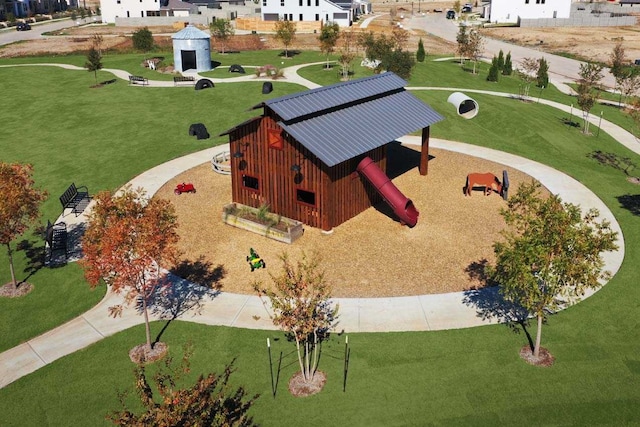 1504 Longspur Dr, Argyle, TX 76226 - bird's eye view of a recreational park