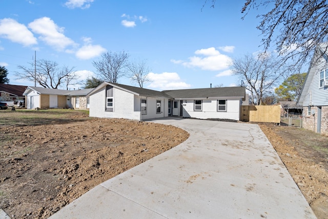 view of ranch-style house