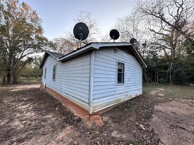 view of side of home