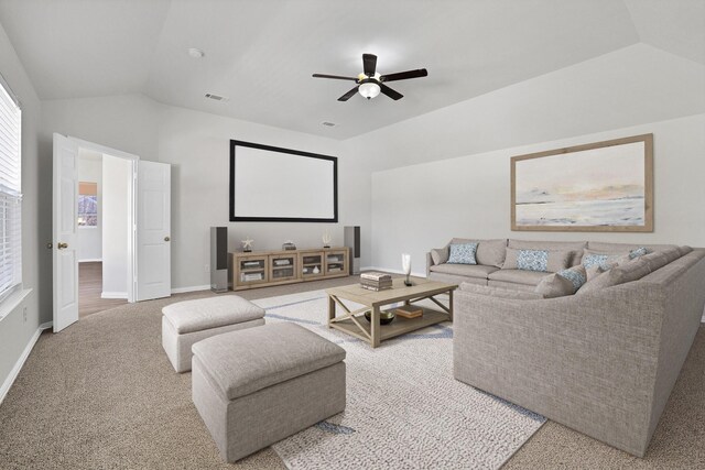 stairs with ceiling fan and wood-type flooring