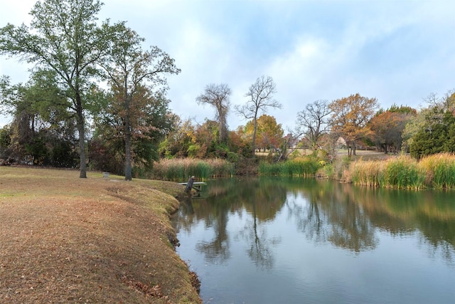 property view of water