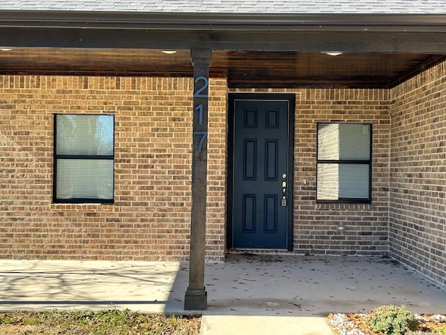 view of entrance to property