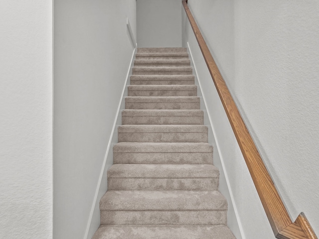 4UNITS Thorncrown Ln, Fort Worth, TX 76179 - stairs featuring baseboards