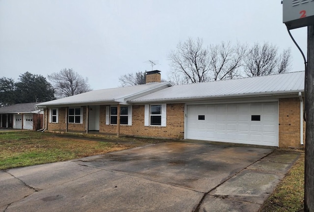 ranch-style house with a garage