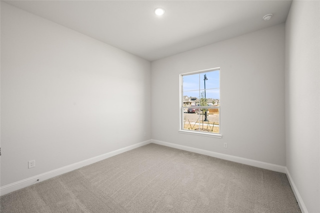 empty room with carpet floors