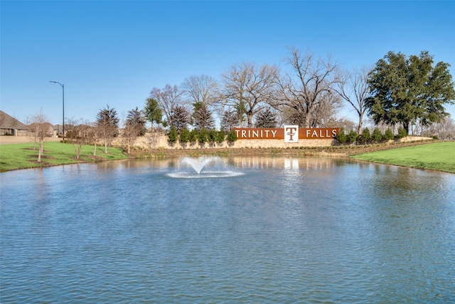 property view of water