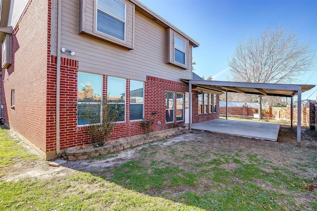 exterior space featuring a patio