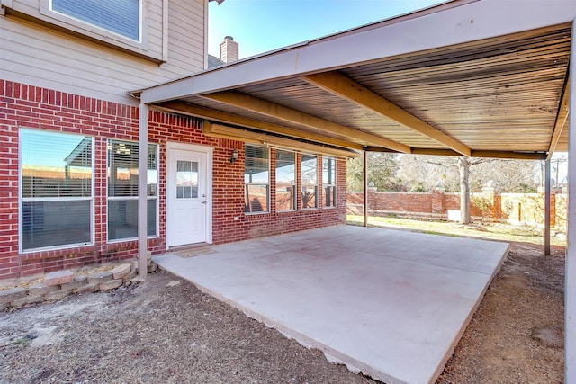 view of patio