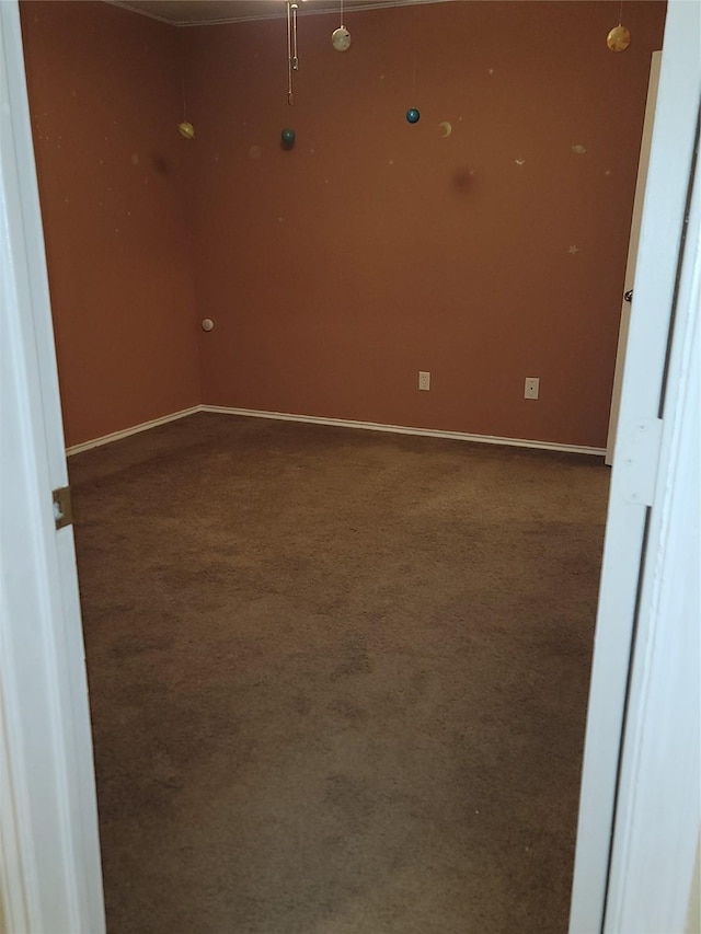 spare room with carpet