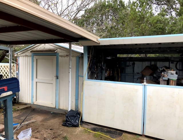 view of outbuilding