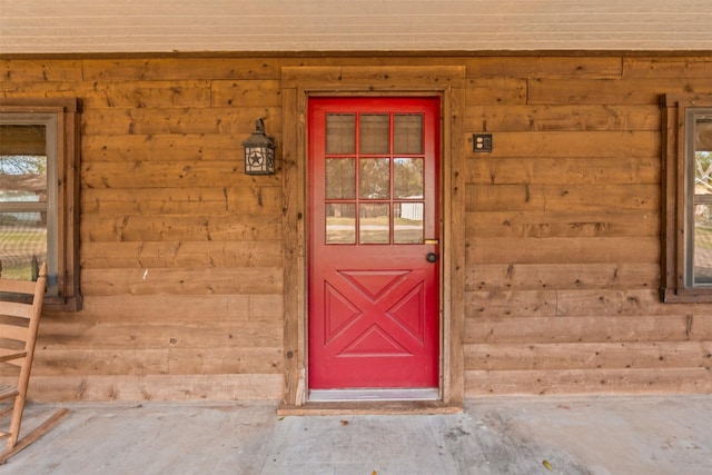 view of entrance to property