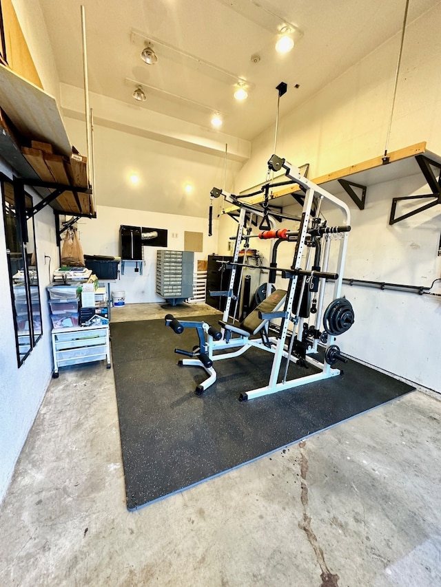 view of workout room