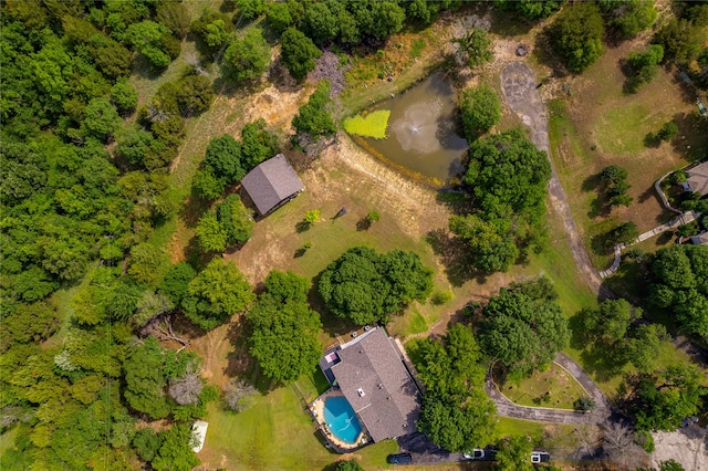 117 Post Oak Ct, Willow Park, TX 76087 - bird's eye view of a nearby body of water and a pool