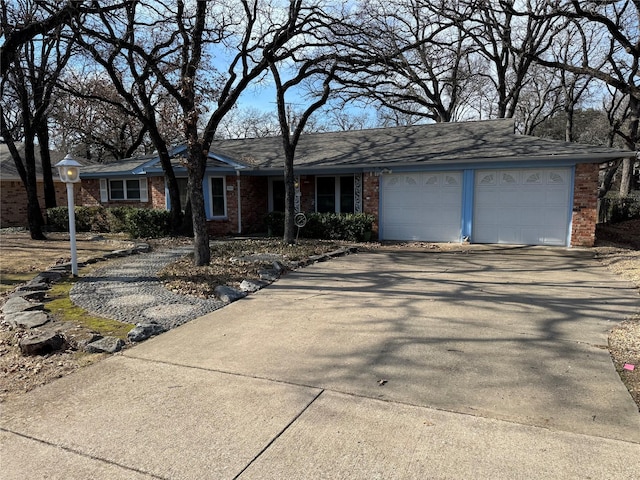 ranch-style house with a garage