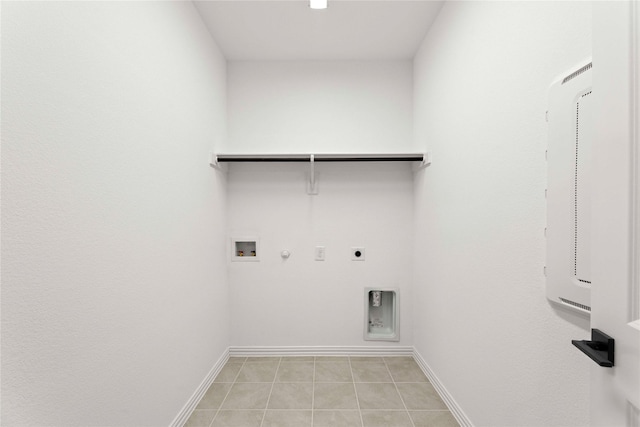 laundry area featuring electric dryer hookup, hookup for a washing machine, and hookup for a gas dryer