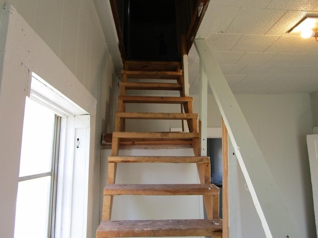 view of stairway