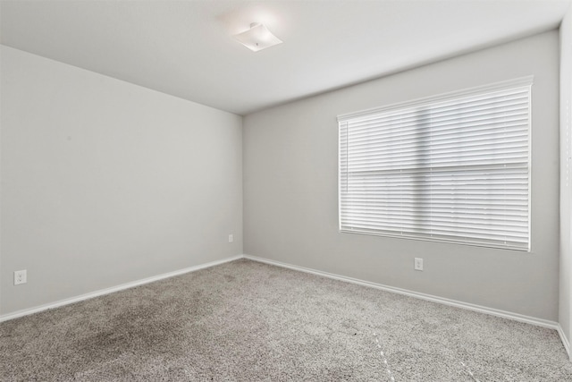 unfurnished room featuring carpet flooring