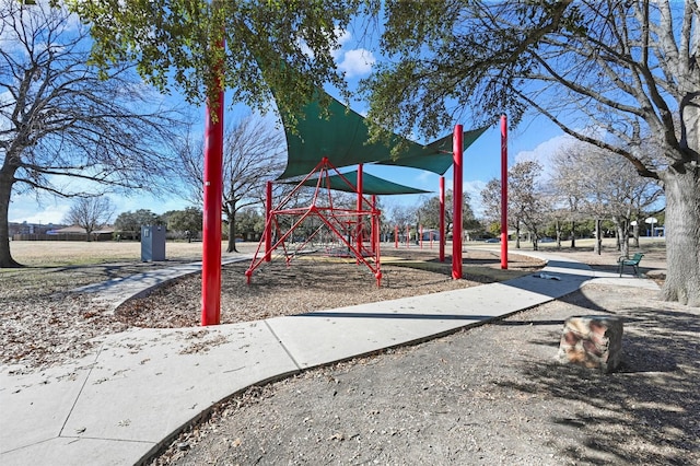 view of communal playground