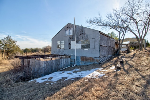 view of property exterior