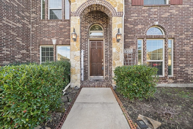 view of entrance to property