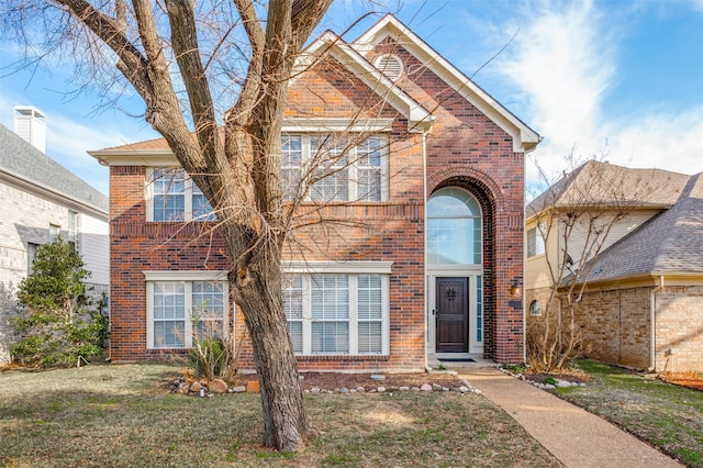 view of property with a front yard