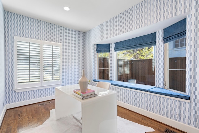 dining room featuring hardwood / wood-style floors