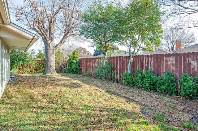 view of yard