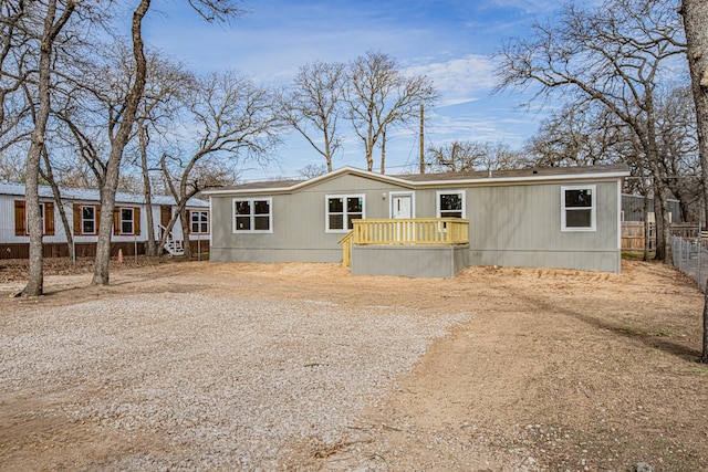 view of manufactured / mobile home