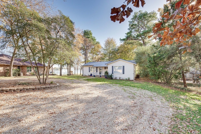 view of ranch-style home