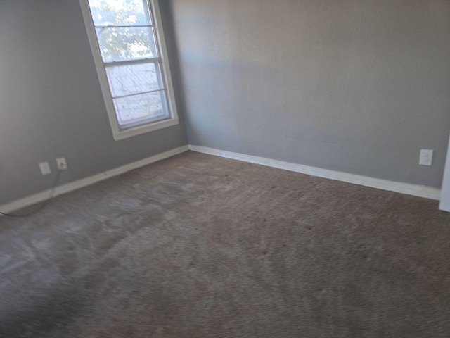 spare room with a healthy amount of sunlight and carpet