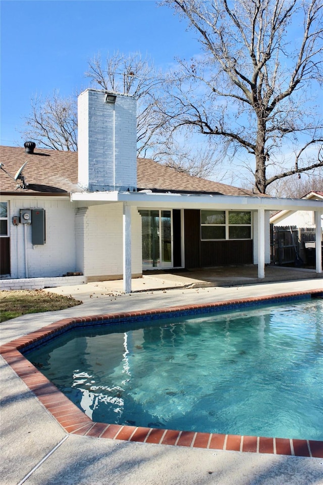 pool featuring a patio