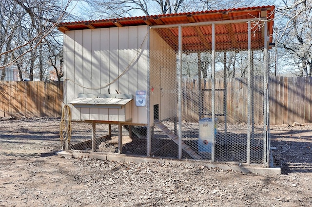 view of outbuilding