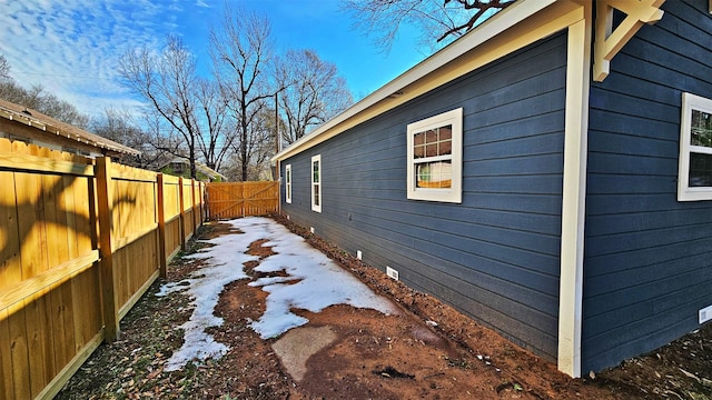 view of home's exterior