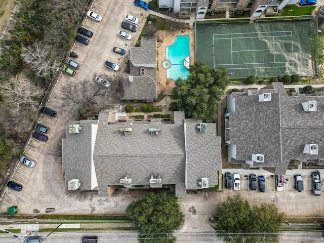 6108 Abrams Rd Unit 424, Dallas, TX 75231 - aerial view of a pool area